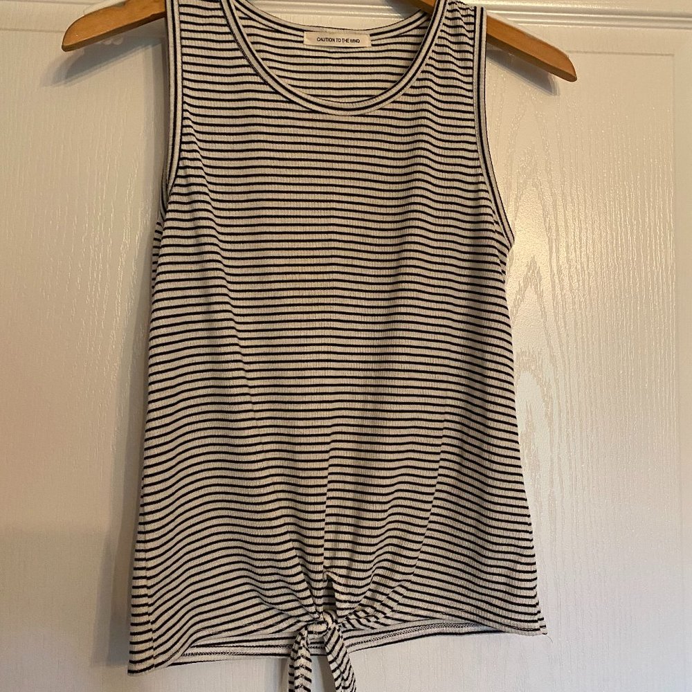 Striped Tie-Up Tank